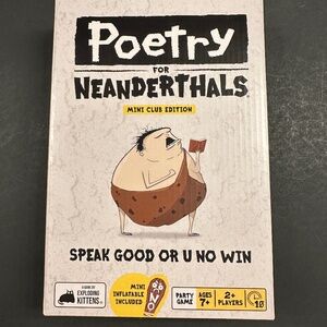 Brand New Poetry for Neanderthals Mini Club Edition